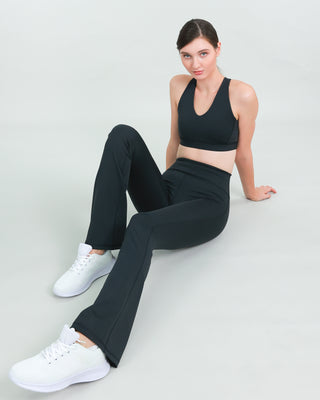 Allegro Flared Legging | Moonrock Black