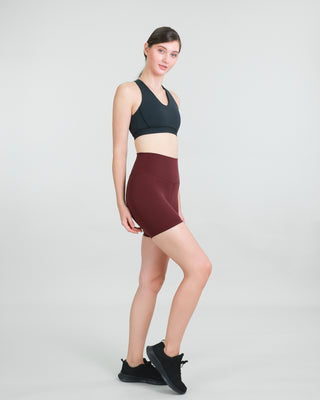 Flex Short | Mulberry Red