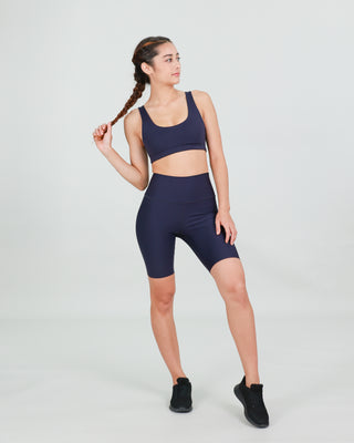 Allegro Biker Short | Plum Indigo