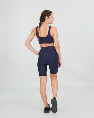 Allegro Biker Short | Plum Indigo